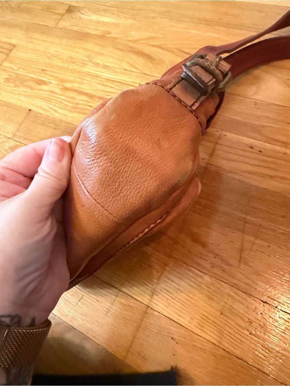 Vintage Fossil crossbody camera bag - Picture 4 of 5